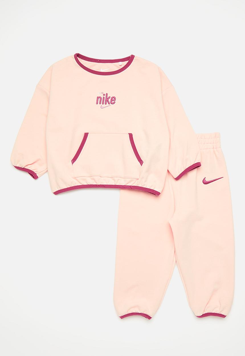 Nike - Nike play for all crew set - washed coral