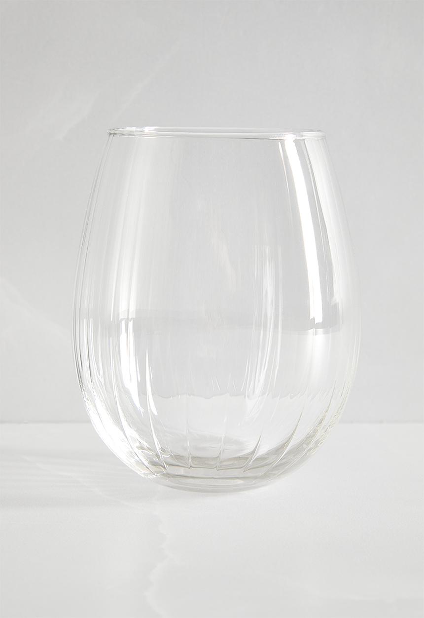 Excellent Houseware - Milo drinking glass set of 4 - Clear