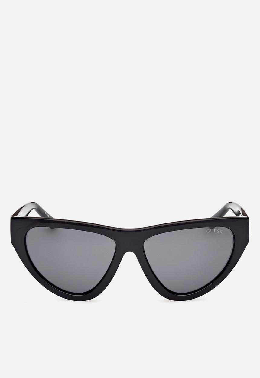 GUESS - Cat Eye Shape Sunglasses 57mm - Shiny Black