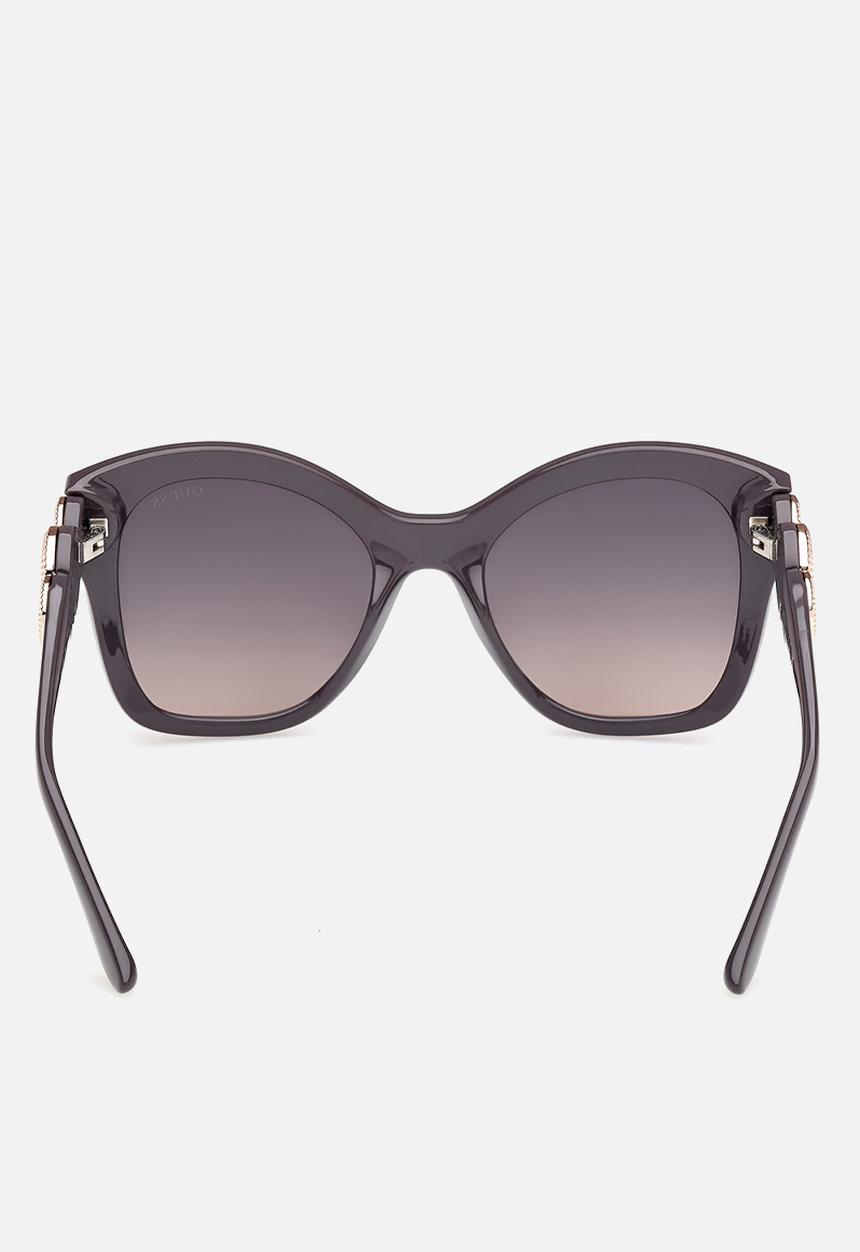 GUESS - Butterfly Shape Sunglasses 55mm - Grey
