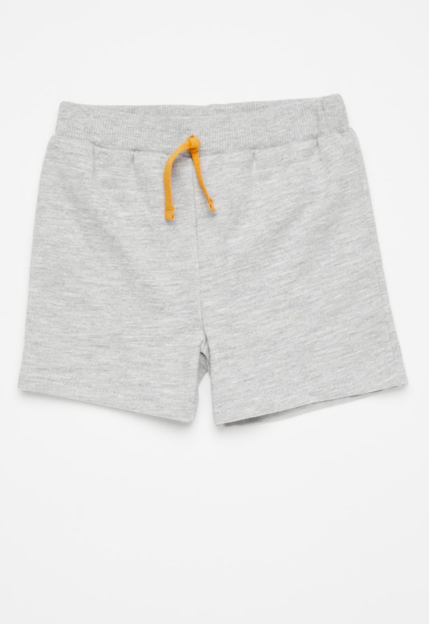 Pop Candy - Contrast drawstring shorts - grey