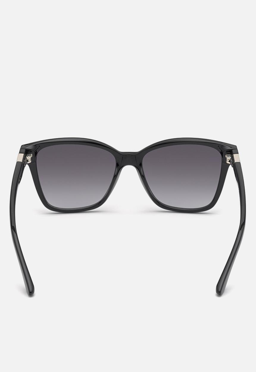 GUESS - Square Shape Sunglasses 54mm - Shiny Black
