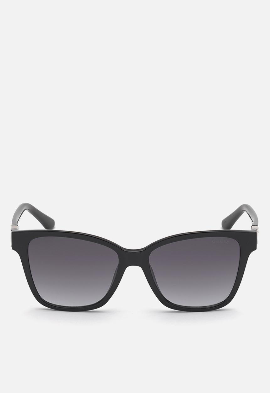 GUESS - Square Shape Sunglasses 54mm - Shiny Black