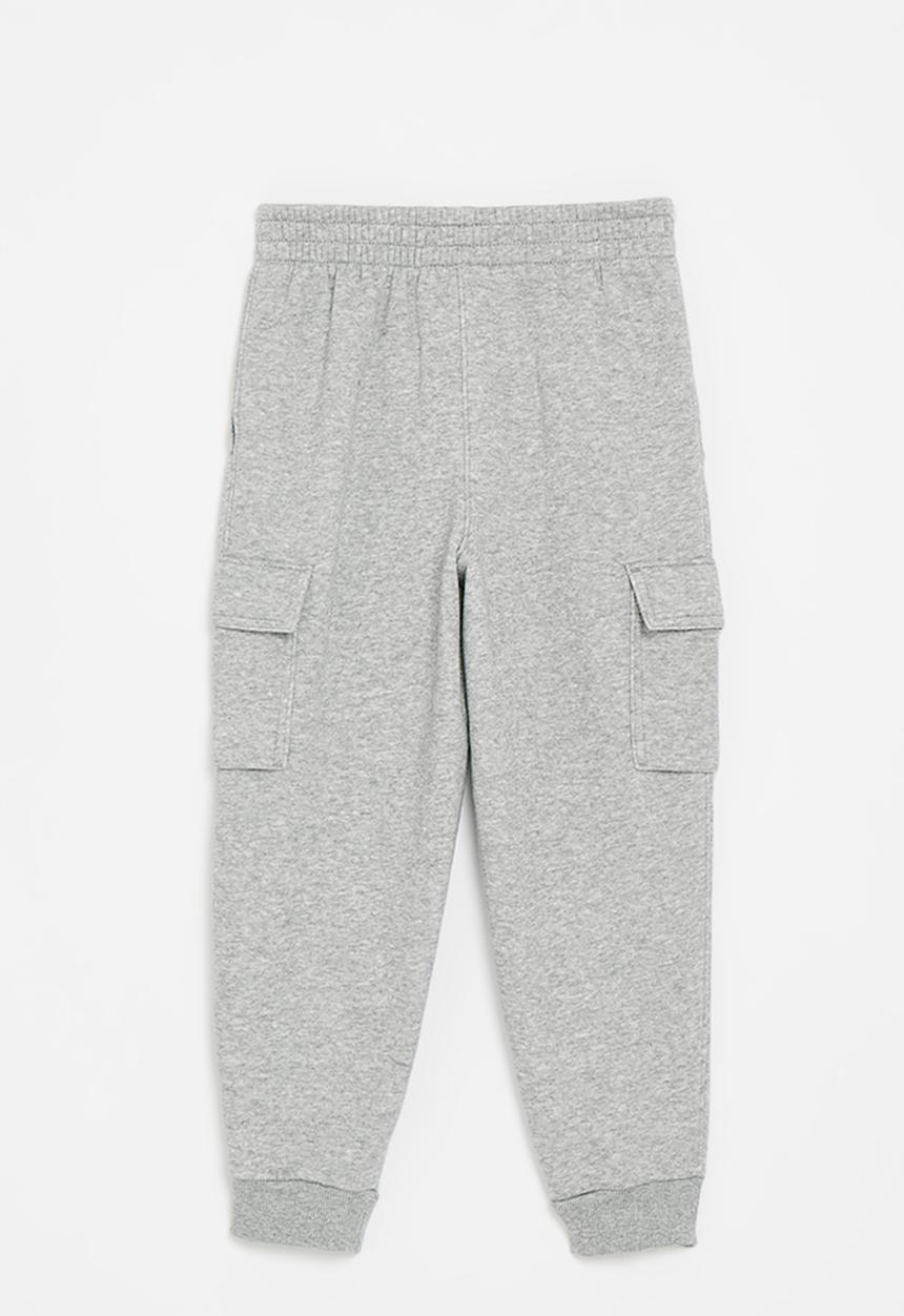 Nike - Nike sportswear club fleece cargo pants - dk grey heather