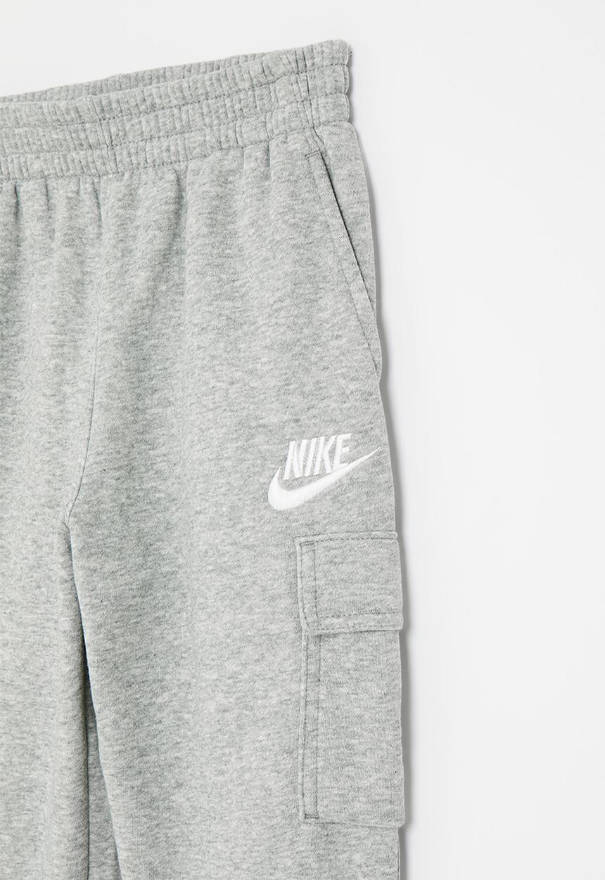 Nike - Nike sportswear club fleece cargo pants - dk grey heather