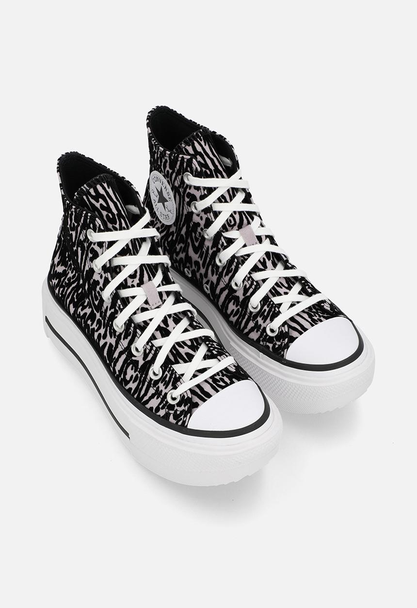 Converse - Chuck taylor all star lift double stack platform- leopardblack/frozen