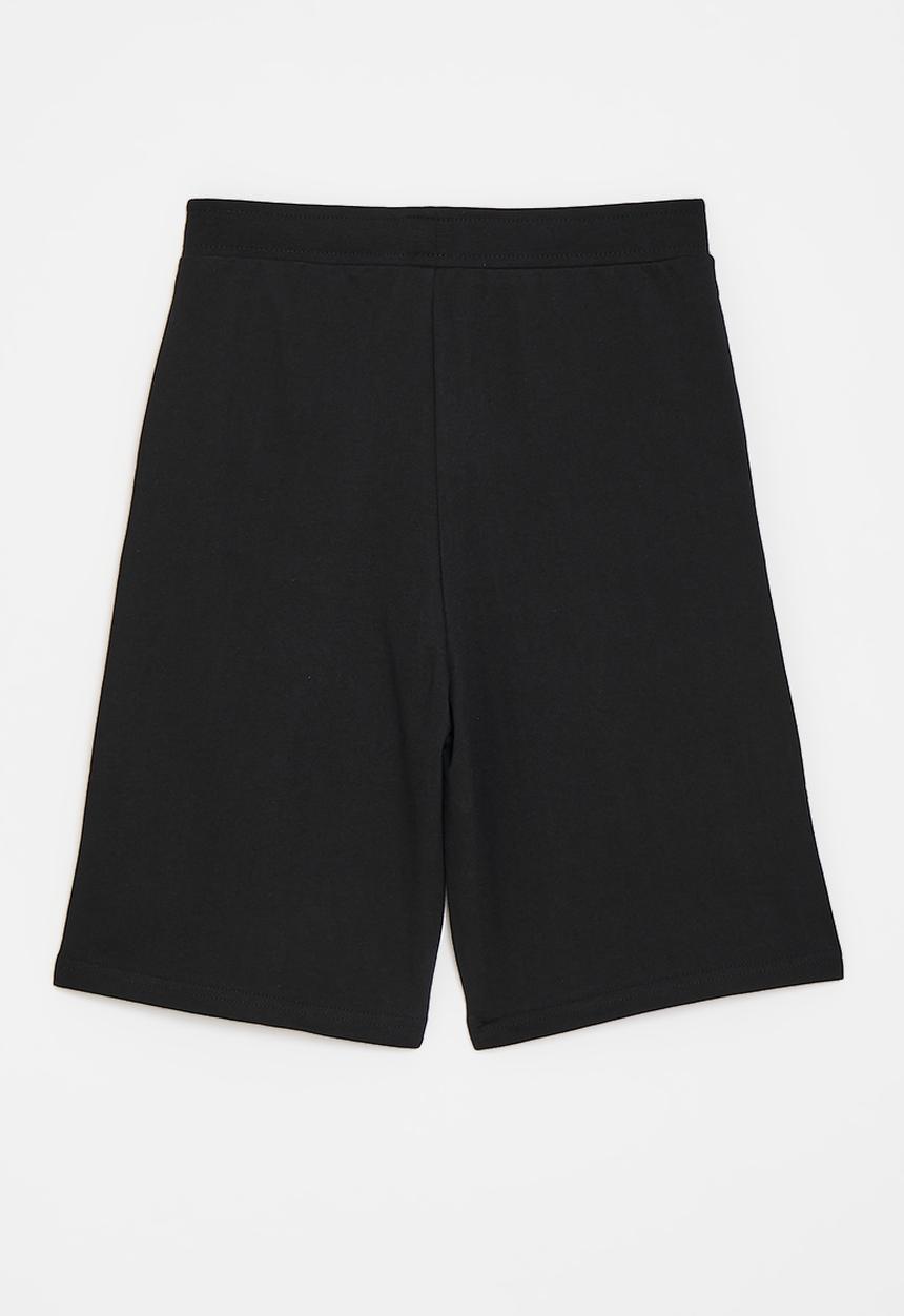 POLO - Boys grant terry fleece short - black