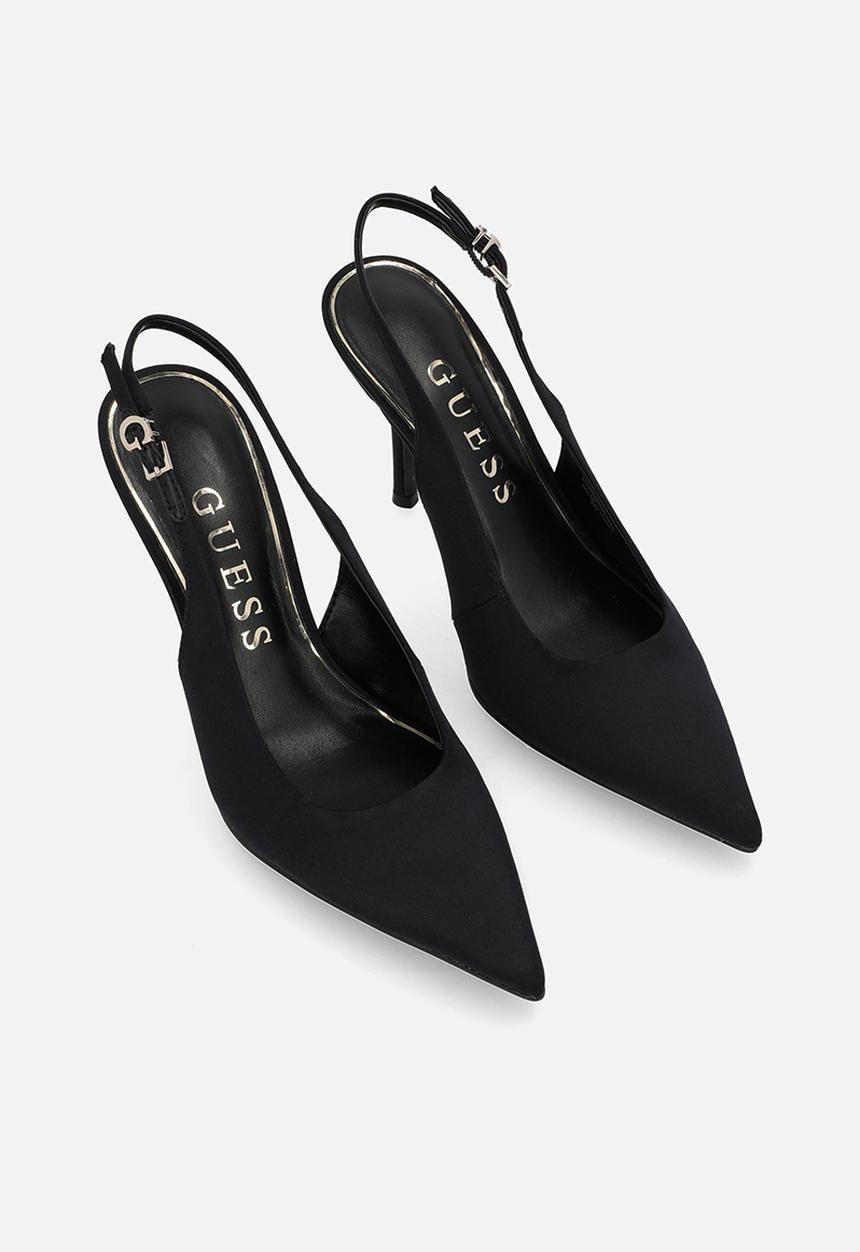 GUESS - Satin lux slingback - black