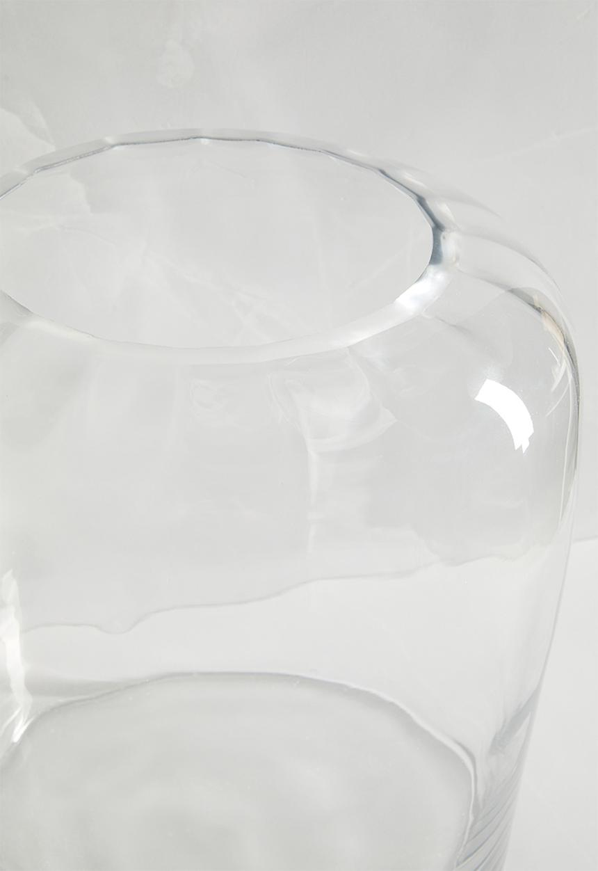 Silk By Design - BARREL GLASS VASE