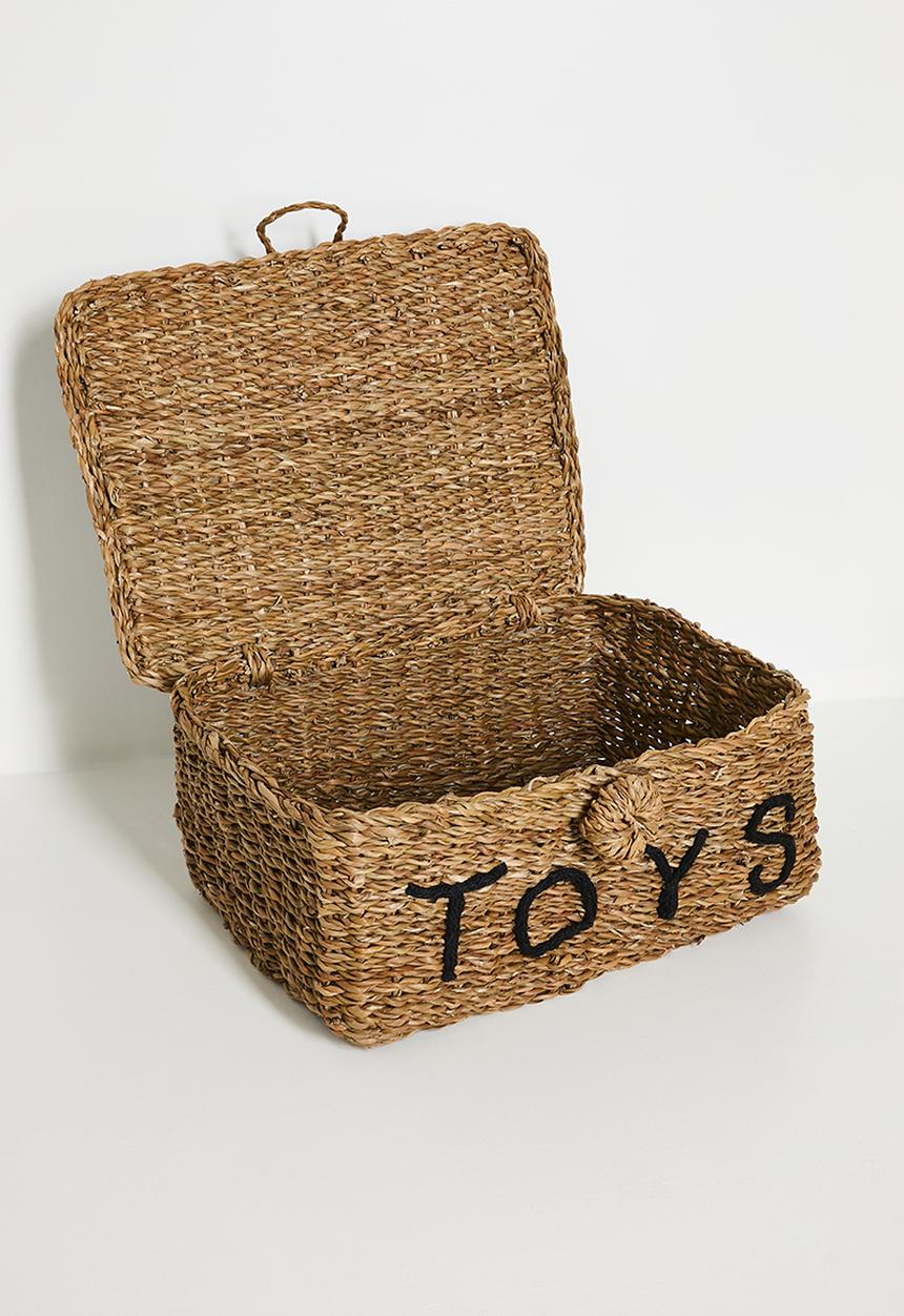 H&S - Toys storage basket set of 2 - Natural