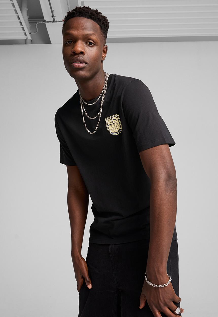 PUMA - Sports legacy Graphic Tee - puma black