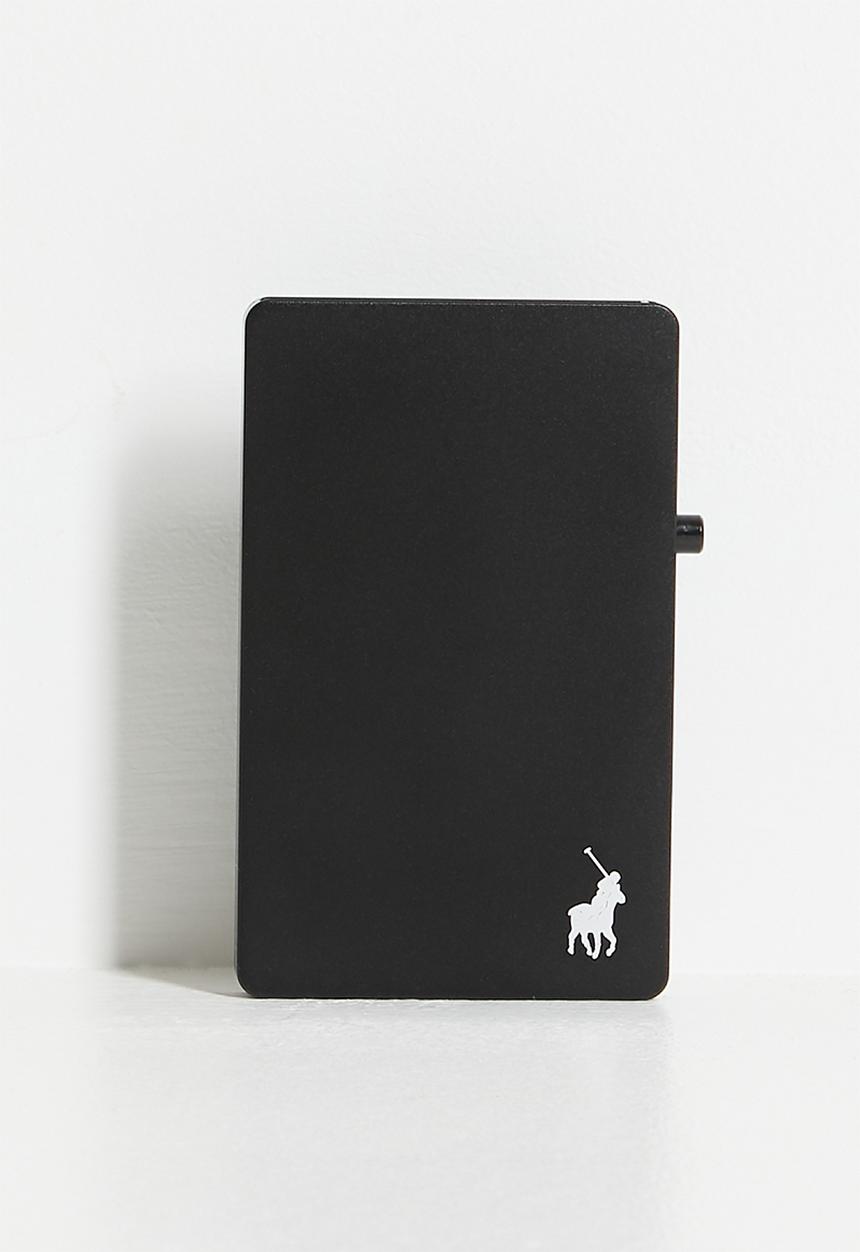 POLO - Aluminium Card Holder - Black