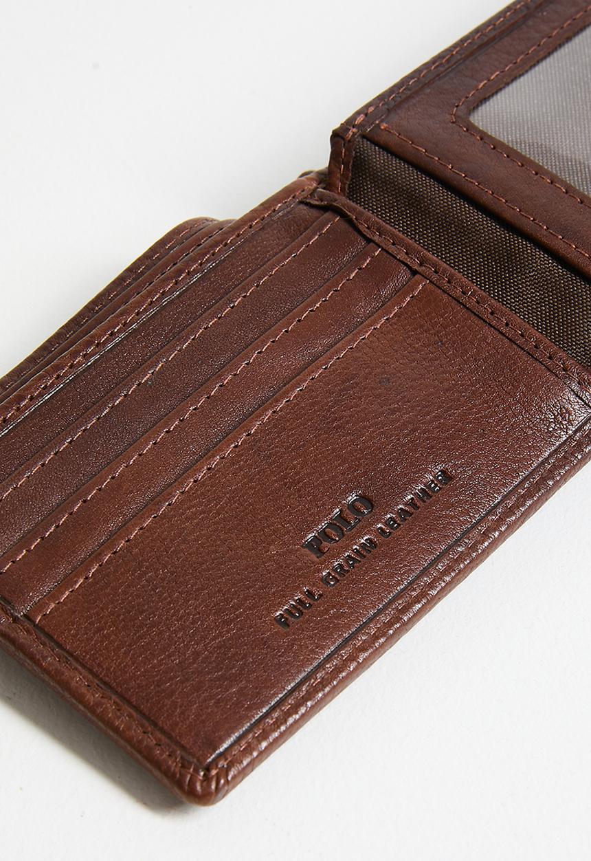 POLO - Sml Multi Card And Coin Wallet - Brown