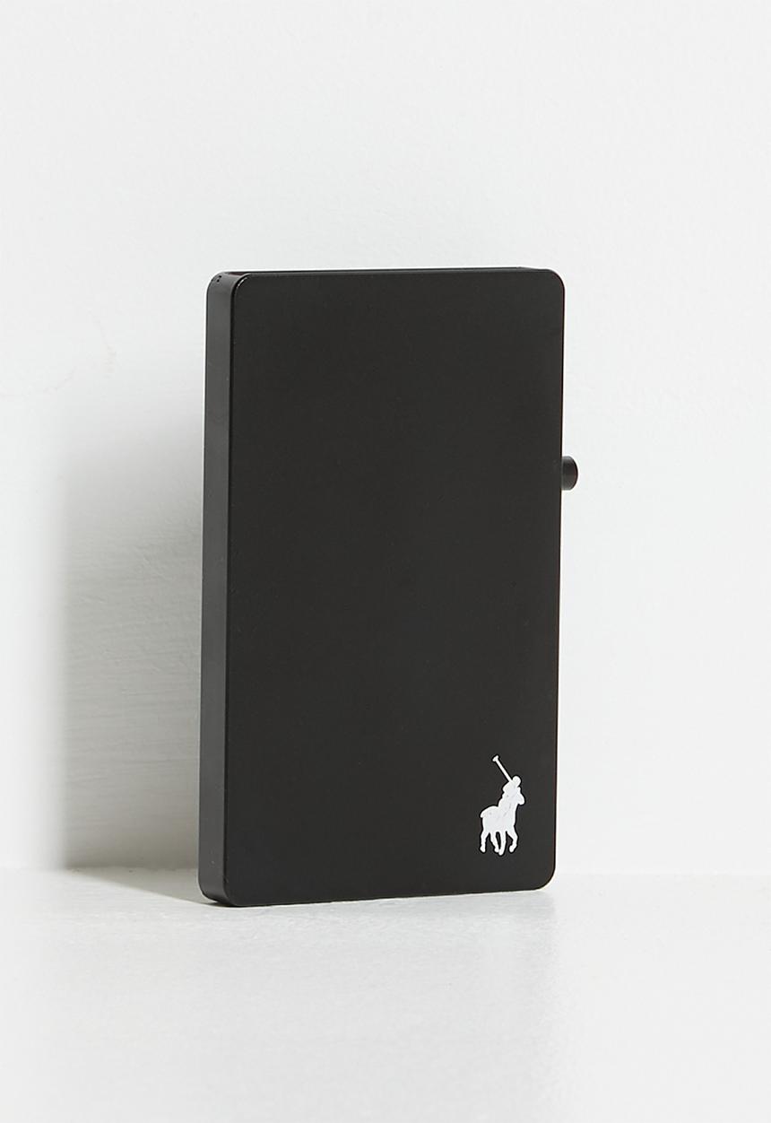 POLO - Aluminium Card Holder - Black