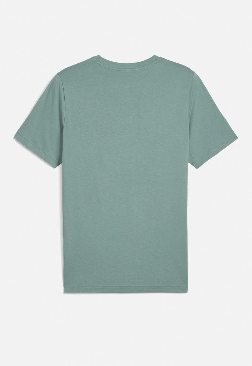 PUMA - Graphics Puma Wording Tee M - Green Moon