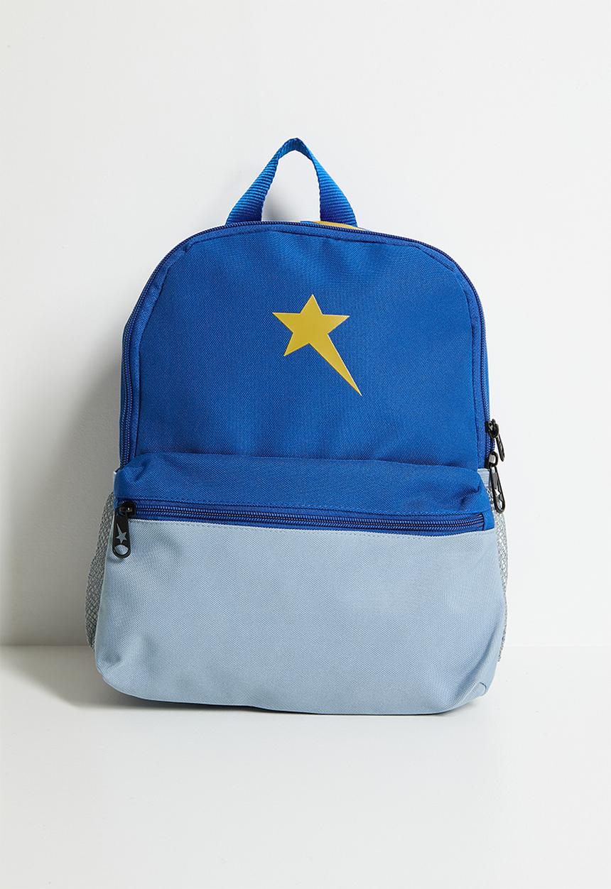 SOVIET - Yuri Nylon backpack - Navy/grey/yellow