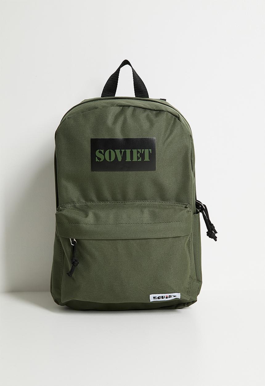 SOVIET - Jazz nylon backpack - olive & black