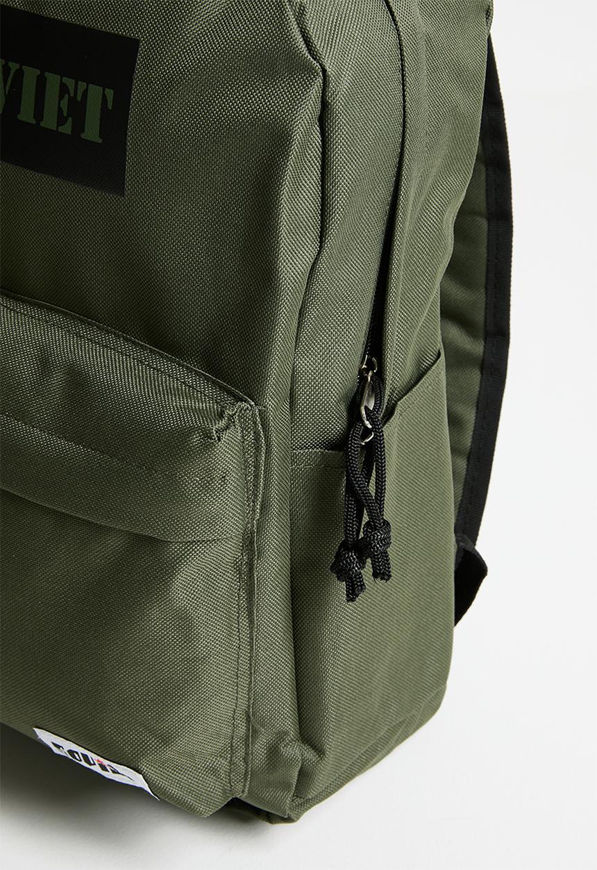 SOVIET - Jazz nylon backpack - olive & black