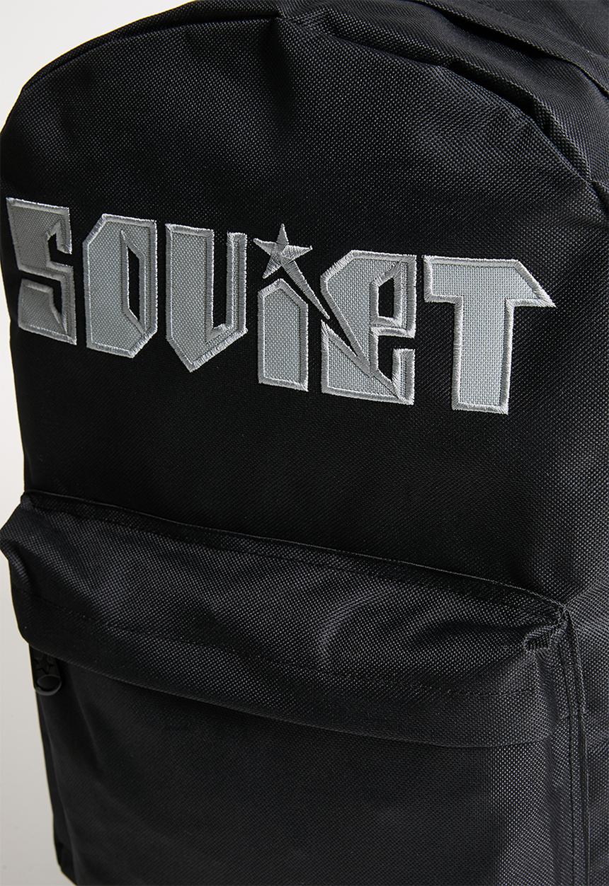 SOVIET - Techno Nylon Backpack - black & silver
