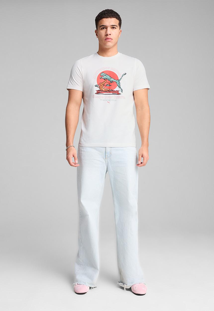 PUMA - Graphics puma Bonsai Tee M - Puma White