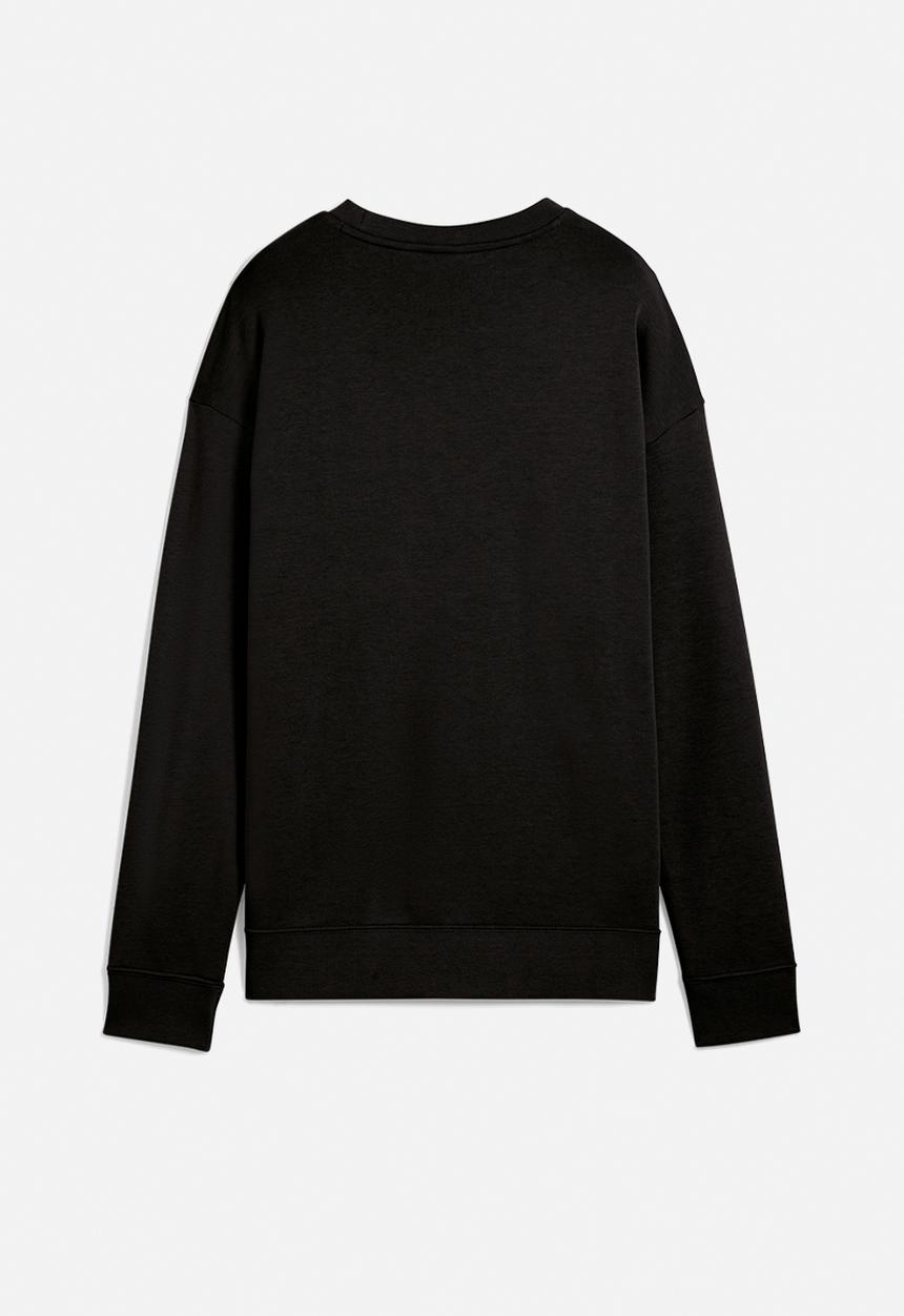 PUMA - Ess Small No. 1 Logo Relaxed Crew Fl W P - Puma Black