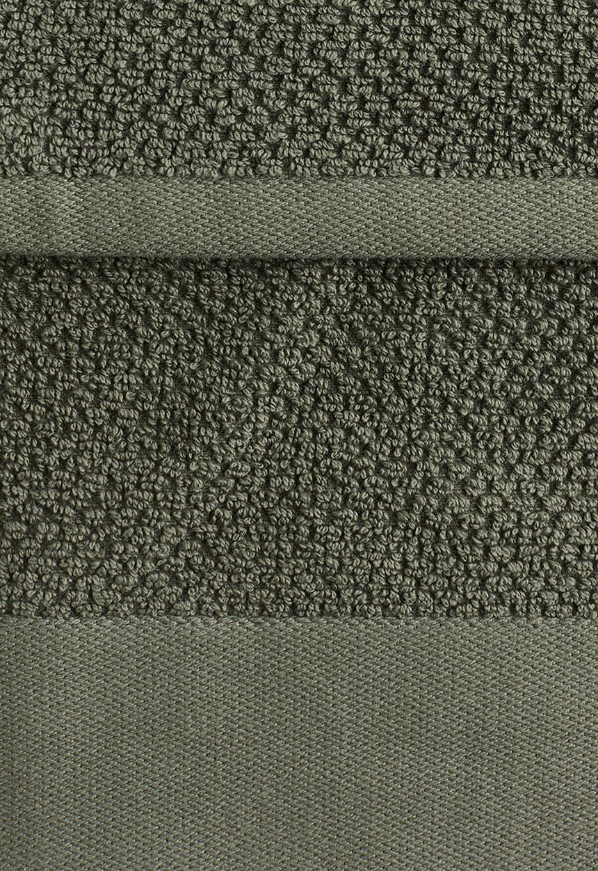H&M - Cotton terry bath towel - dark green 