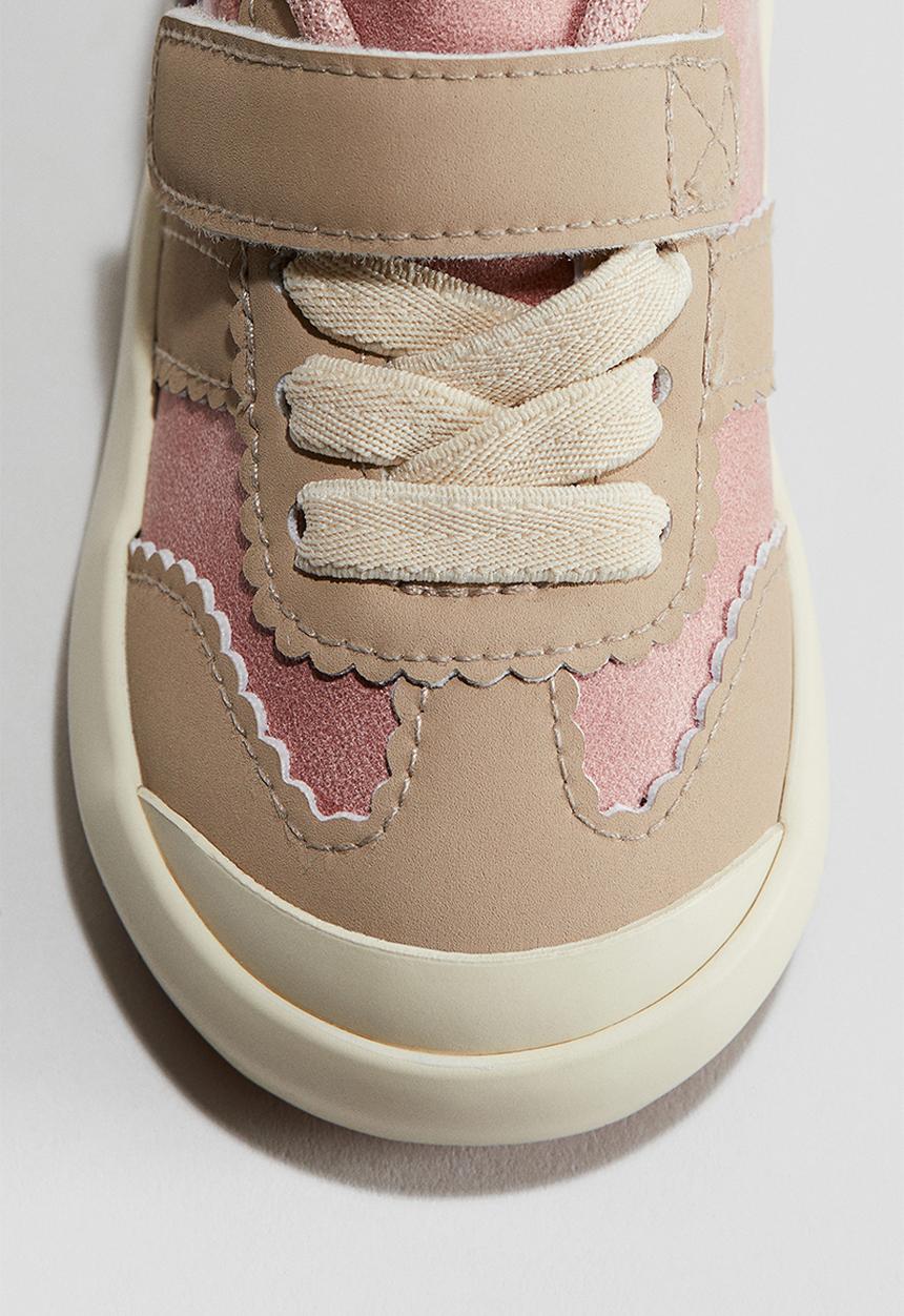 H&M - Printed trainers - beige & minnie mouse