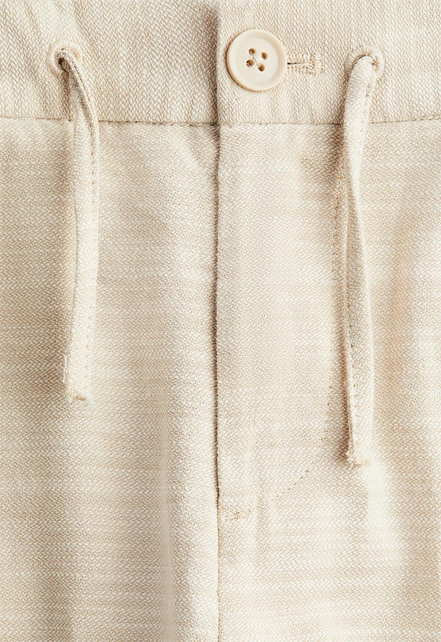 H&M - Cotton roll-up chinos - beige