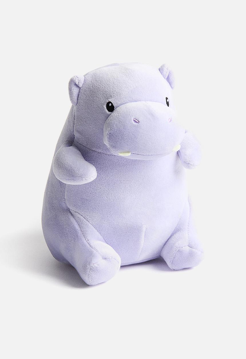 H&M - Extra-soft soft toy - purple/hippo 