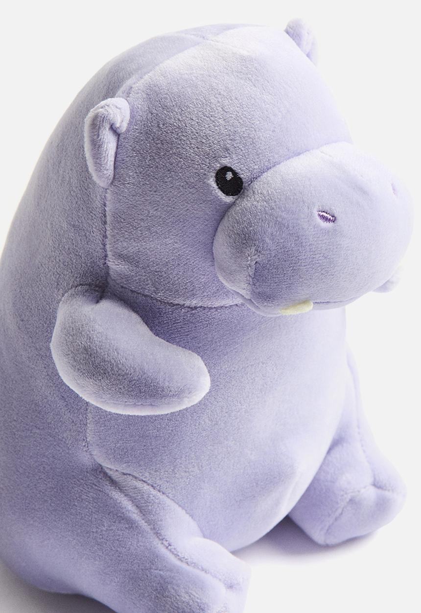 H&M - Extra-soft soft toy - purple/hippo 