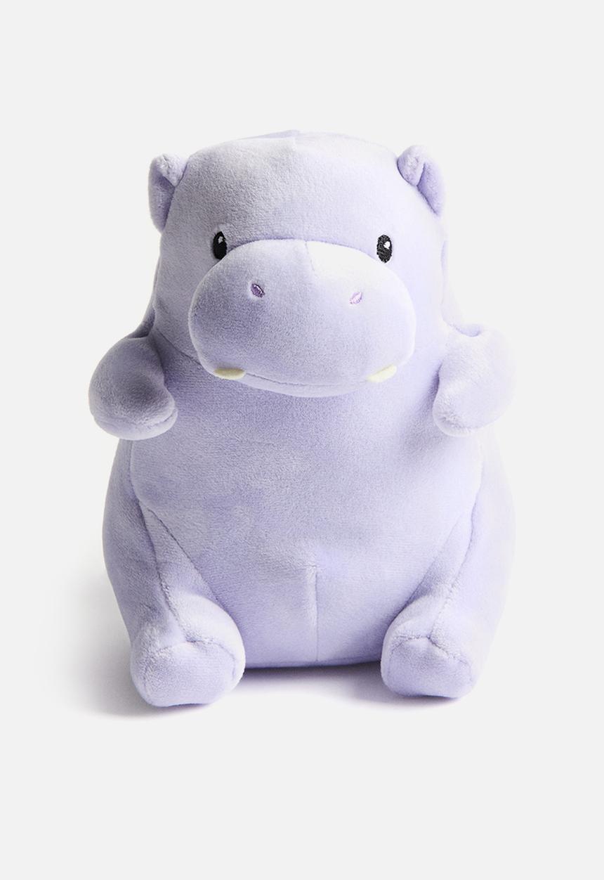 H&M - Extra-soft soft toy - purple/hippo 