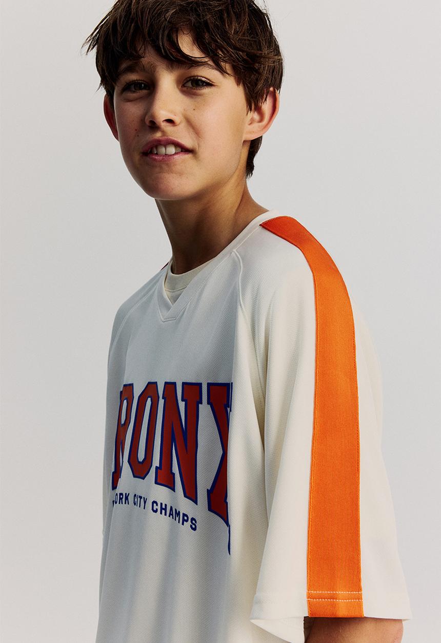 H&M - Loose-fit hockey shirt - white bronx