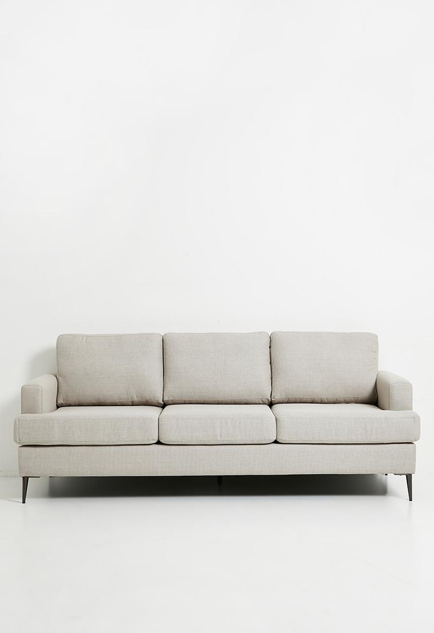 Sixth Floor - Bali 3 seater sofa - stone