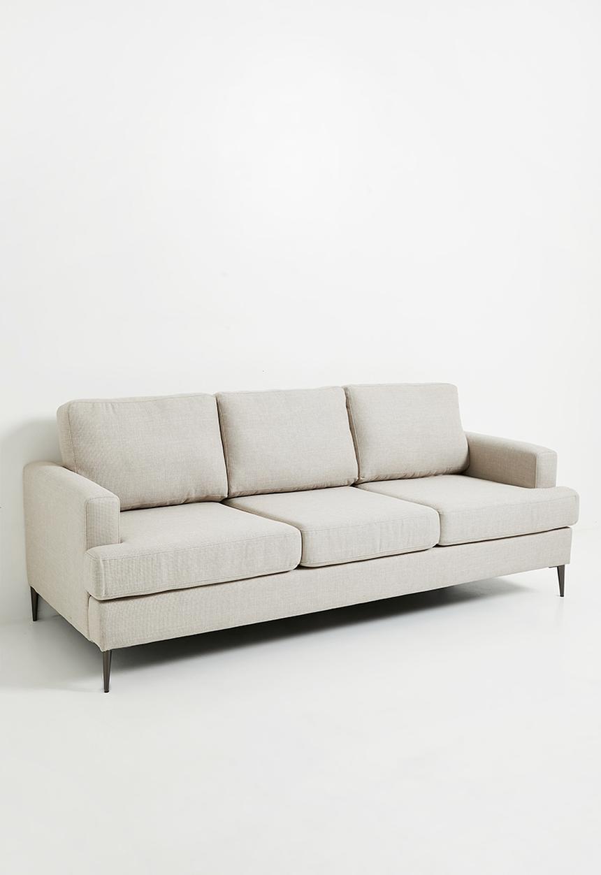 Sixth Floor - Bali 3 seater sofa - stone