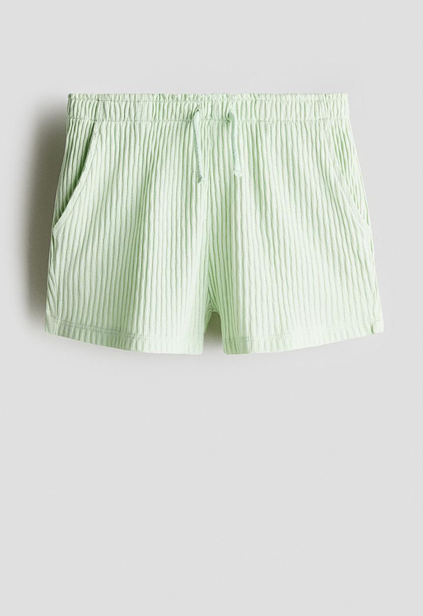 H&M - Pointelle jersey shorts - light green