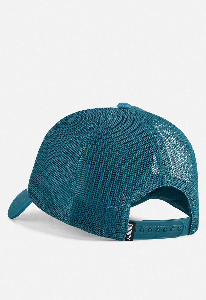 PUMA - Ess Trucker Cap - Emerald Ice-Puma White