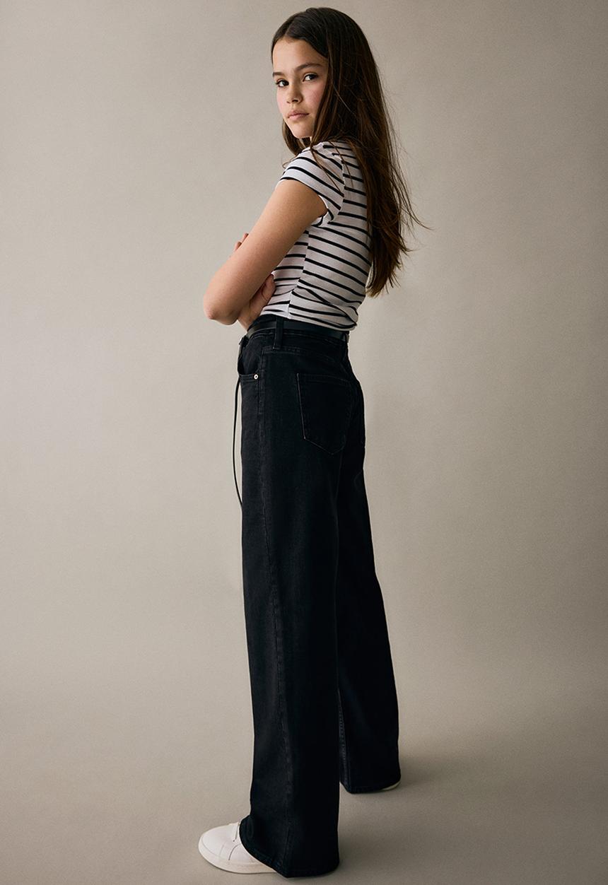 H&M - Wide leg jeans - black