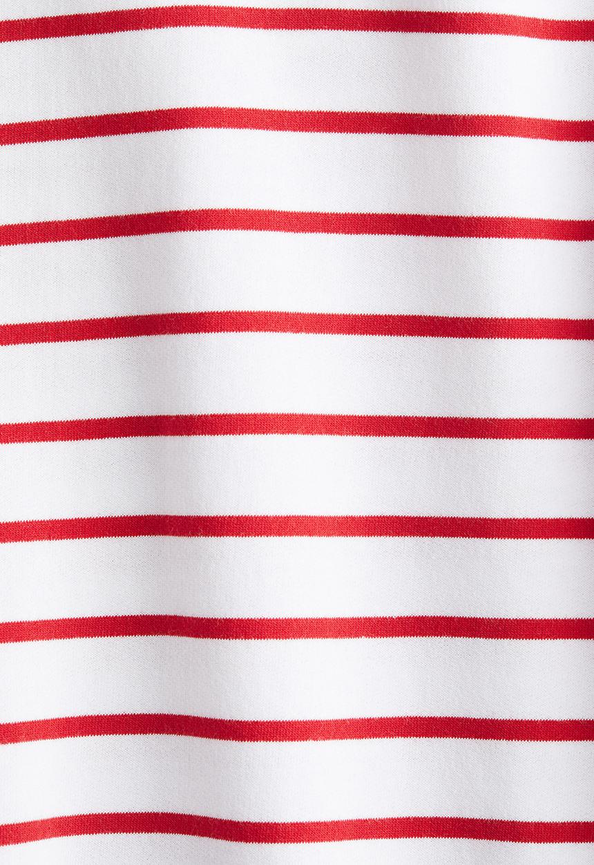 H&M - Crew-neck sweatshirt - white/red striped 