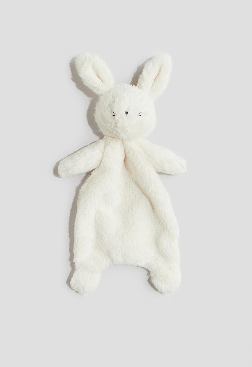 H&M - Fluffy comfort blanket - white/bunny