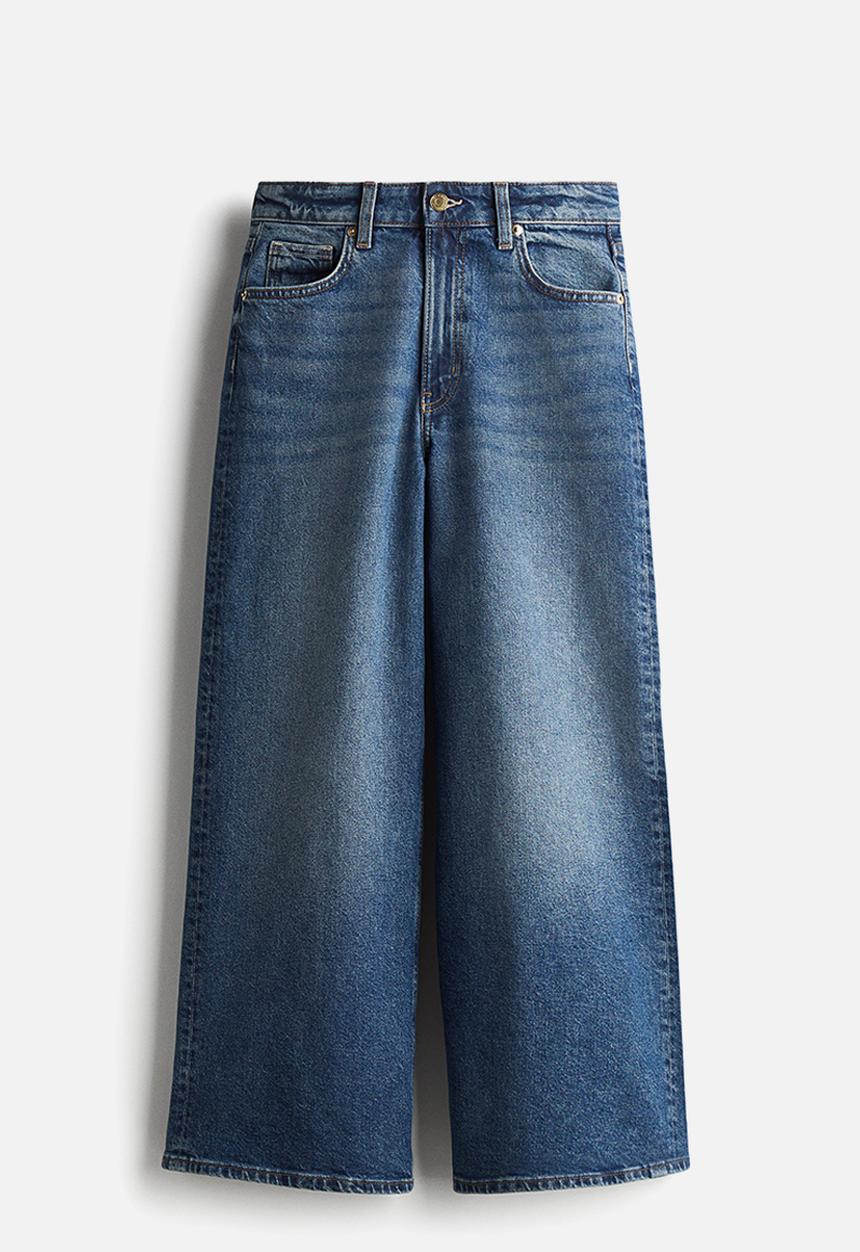 H&M - Wide jeans - dark denim blue