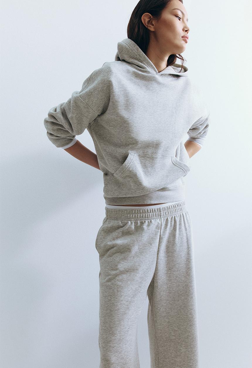 H&M - Sweatpants - light grey marl 