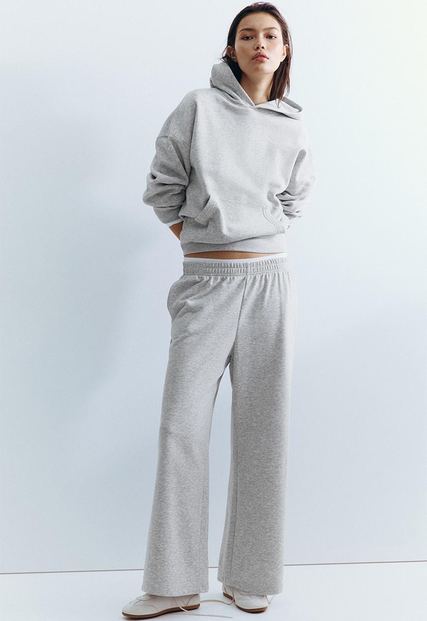 H&M - Sweatpants - light grey marl 