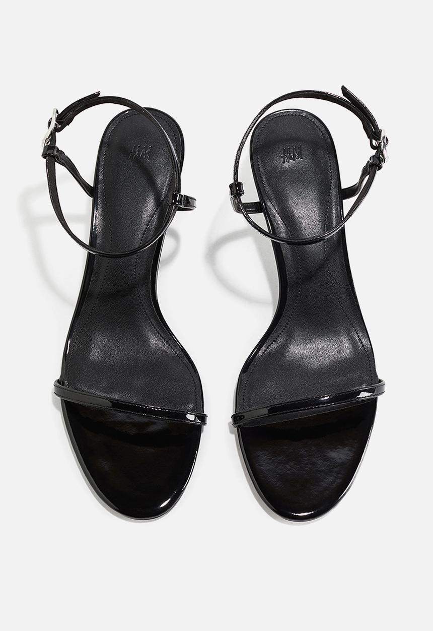 H&M - Heeled strappy sandals - black