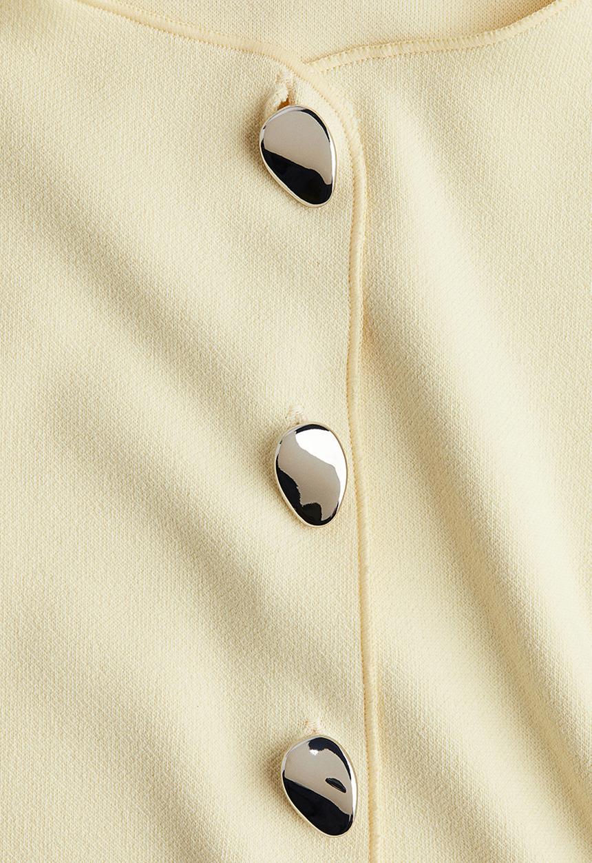 H&M - Jersey waistcoat - yellow