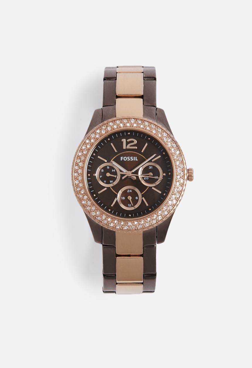 Fossil - Stella - brown and rose gold
