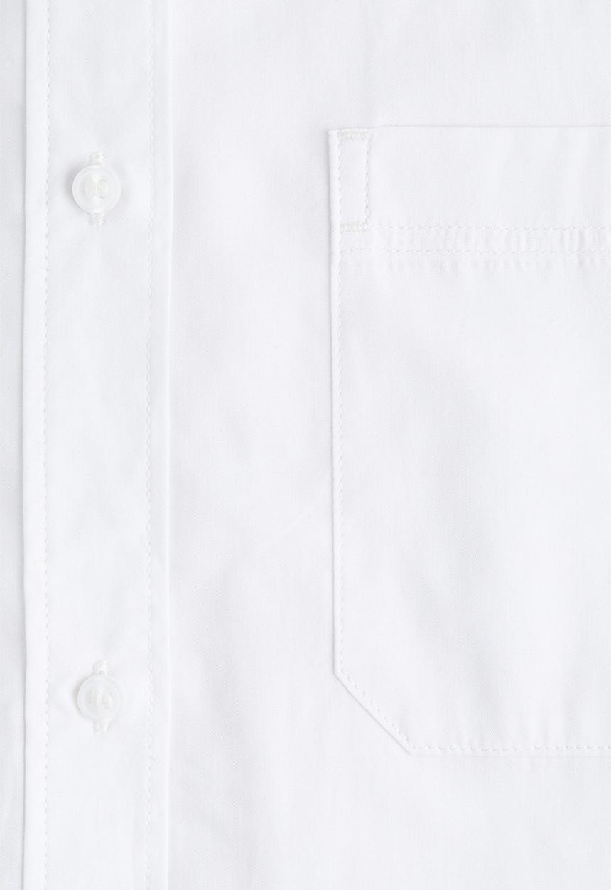 H&M - Cropped cotton shirt - white