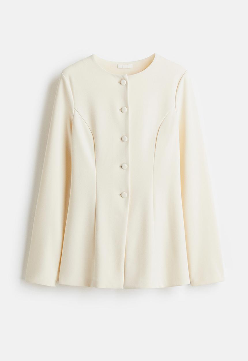 H&M - Interlock blazer - cream