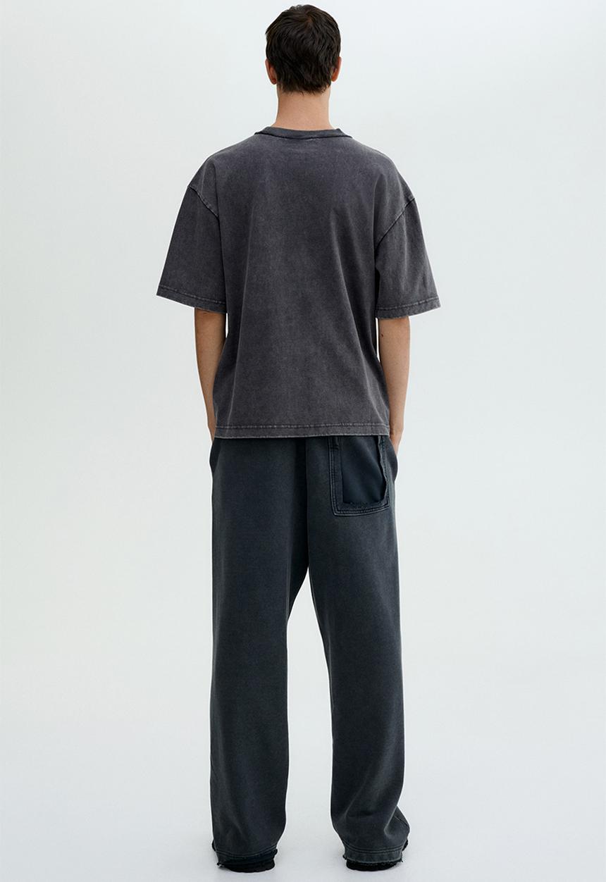 H&M - Loose fit printed t-shirt - vintage black rodeo sunset