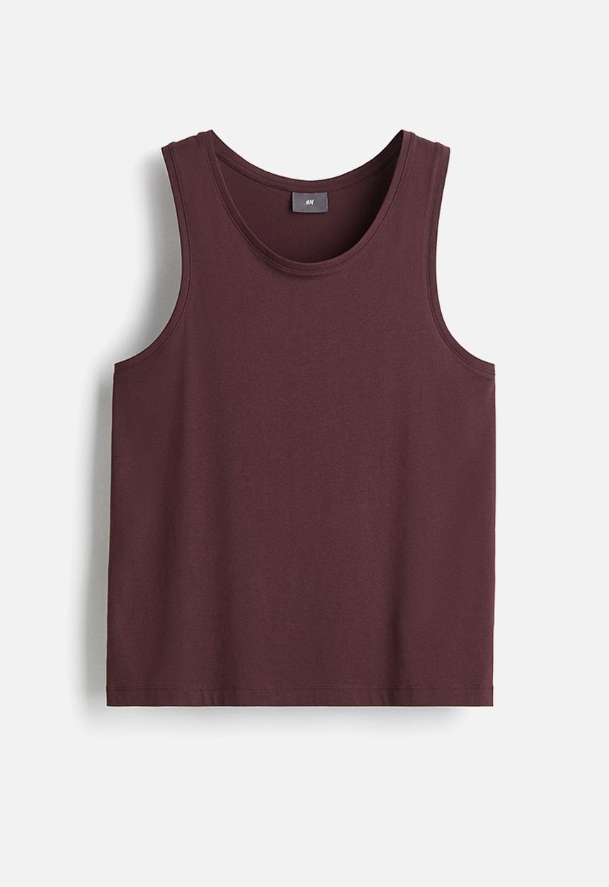 H&M - Pyjama vest top and bottoms - aubergine purple