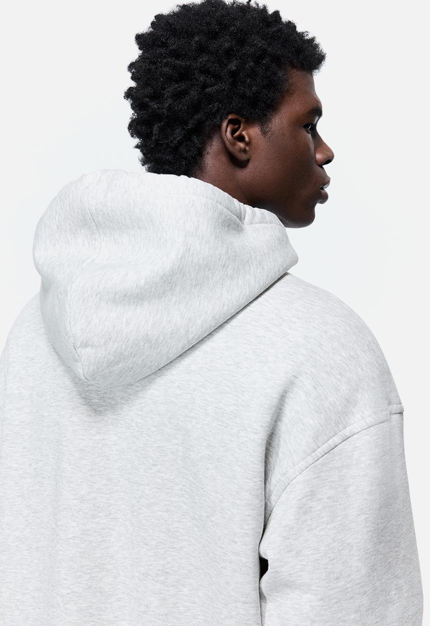 H&M - Loose  fit zip-through hoodie - grey marl